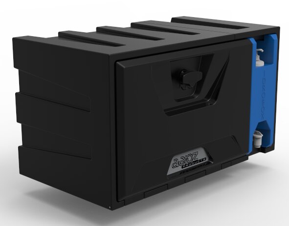 AquaBox80 toolbox with integrated IDROBOX 18L water tank and soap dispenser