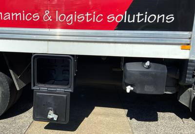 AerozBox and Tank18 installed under truck chassis