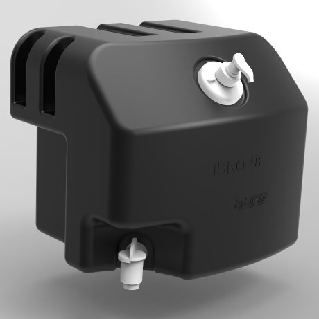 Tank18 standalone 18L water tank with tap and soap dispenser